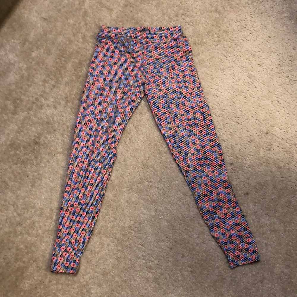 Funky flower leggings